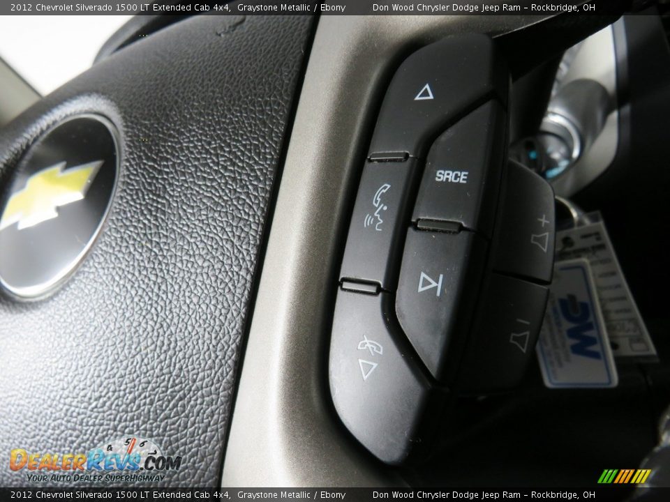 2012 Chevrolet Silverado 1500 LT Extended Cab 4x4 Graystone Metallic / Ebony Photo #29