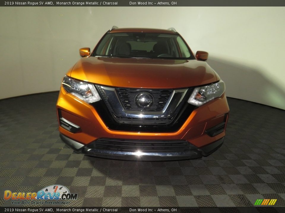 2019 Nissan Rogue SV AWD Monarch Orange Metallic / Charcoal Photo #4