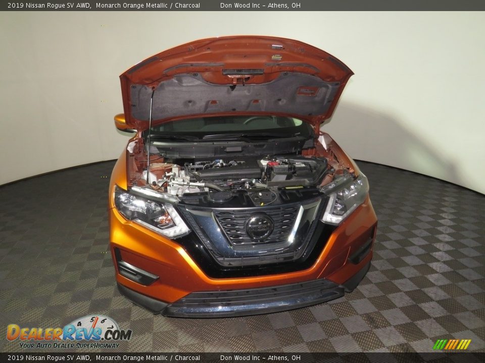 2019 Nissan Rogue SV AWD Monarch Orange Metallic / Charcoal Photo #5