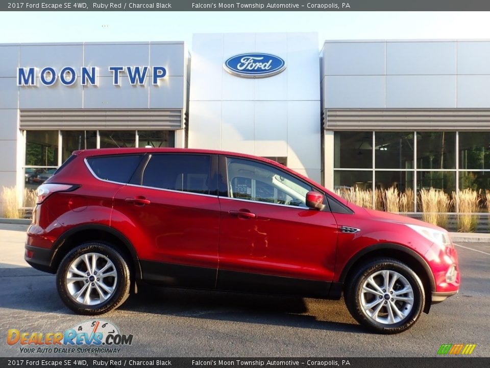 2017 Ford Escape SE 4WD Ruby Red / Charcoal Black Photo #1