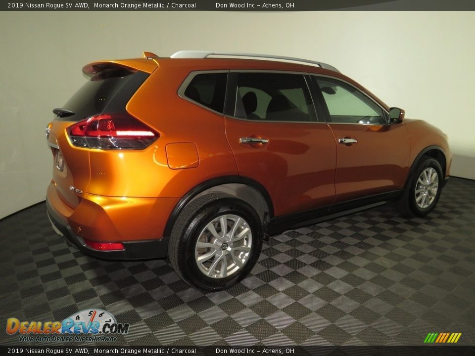 2019 Nissan Rogue SV AWD Monarch Orange Metallic / Charcoal Photo #15