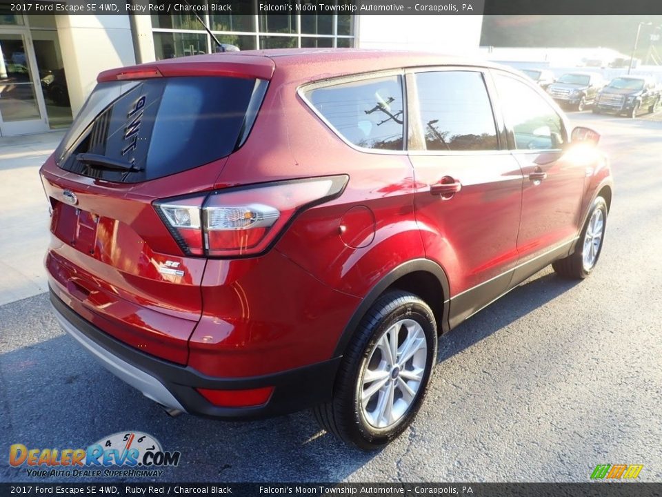 2017 Ford Escape SE 4WD Ruby Red / Charcoal Black Photo #2