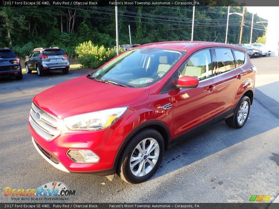 2017 Ford Escape SE 4WD Ruby Red / Charcoal Black Photo #7