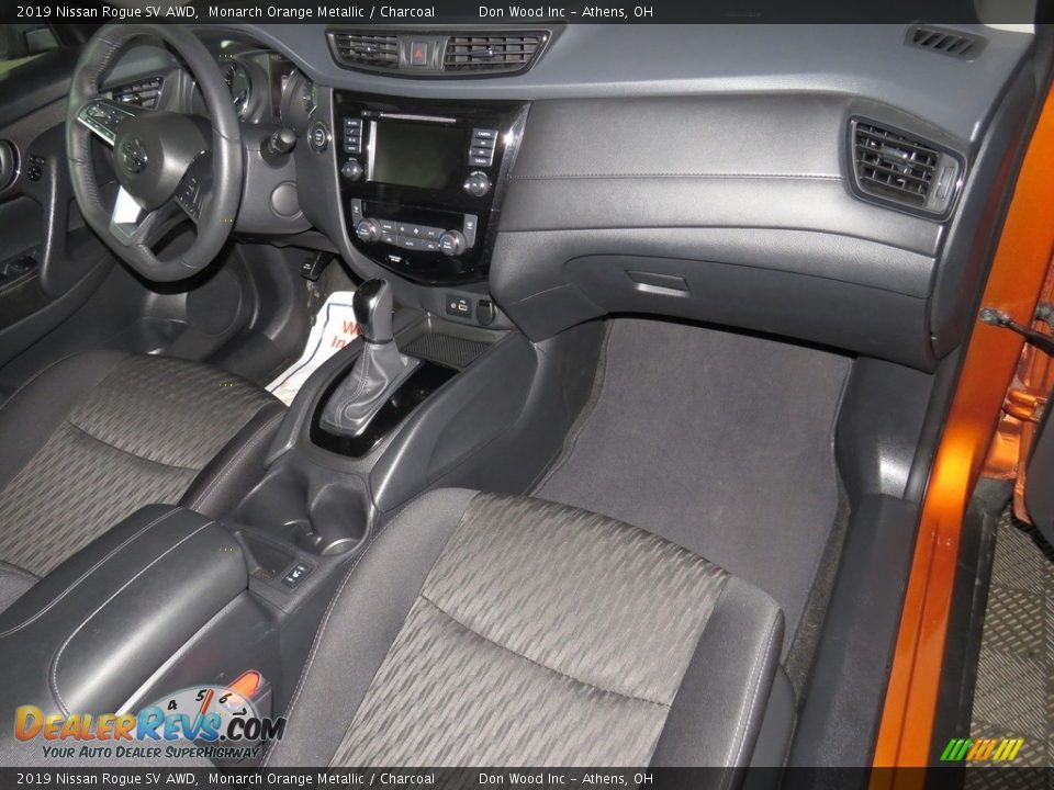2019 Nissan Rogue SV AWD Monarch Orange Metallic / Charcoal Photo #27