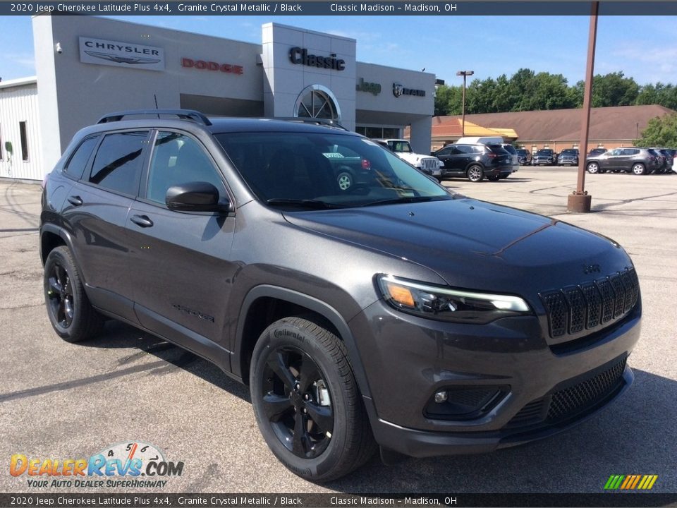 2020 Jeep Cherokee Latitude Plus 4x4 Granite Crystal Metallic / Black Photo #1
