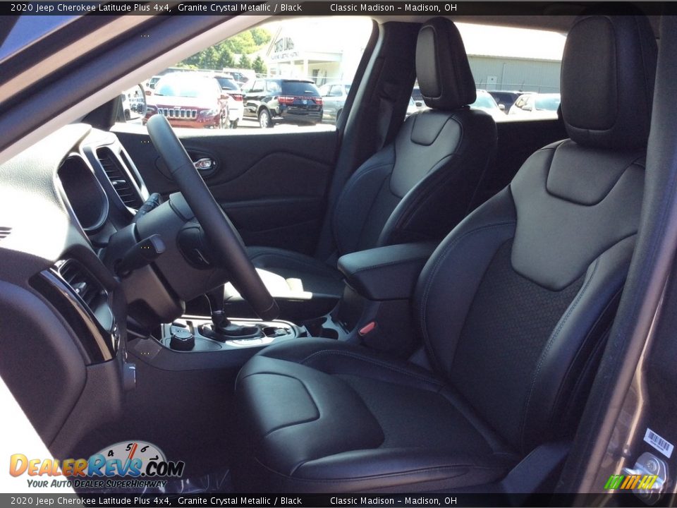 2020 Jeep Cherokee Latitude Plus 4x4 Granite Crystal Metallic / Black Photo #3