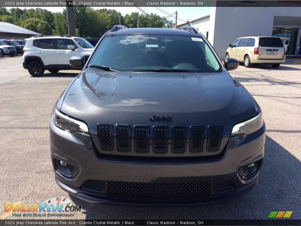 2020 Jeep Cherokee Latitude Plus 4x4 Granite Crystal Metallic / Black Photo #4