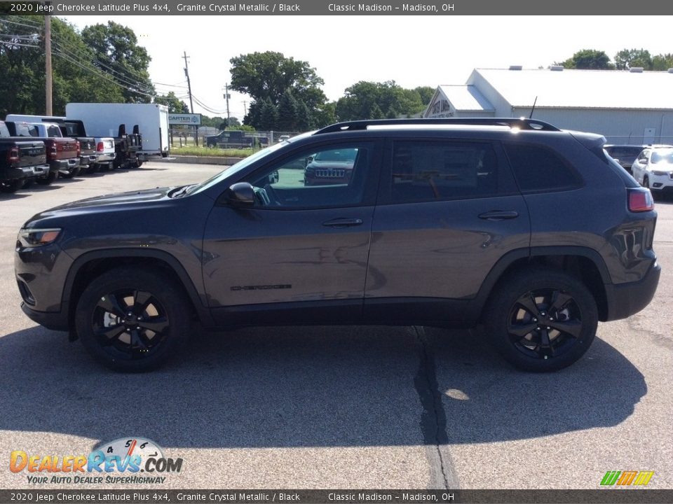 2020 Jeep Cherokee Latitude Plus 4x4 Granite Crystal Metallic / Black Photo #6