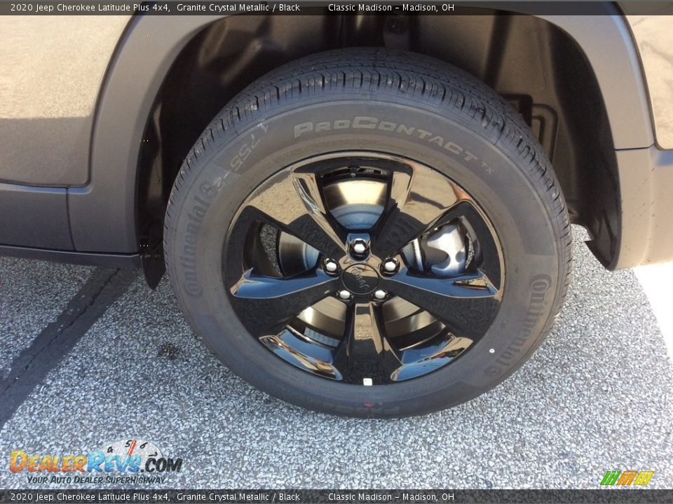 2020 Jeep Cherokee Latitude Plus 4x4 Granite Crystal Metallic / Black Photo #9