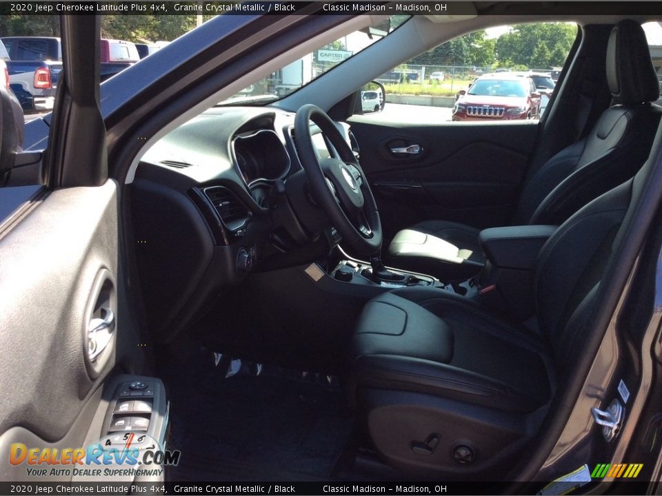 2020 Jeep Cherokee Latitude Plus 4x4 Granite Crystal Metallic / Black Photo #11