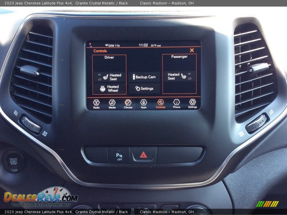 Controls of 2020 Jeep Cherokee Latitude Plus 4x4 Photo #15