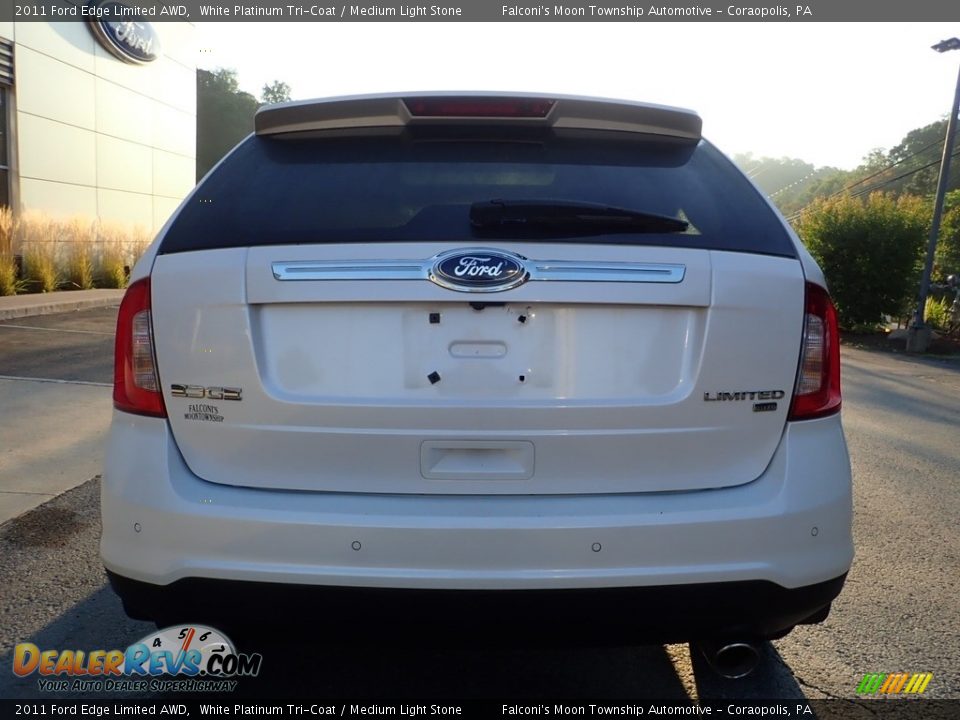 2011 Ford Edge Limited AWD White Platinum Tri-Coat / Medium Light Stone Photo #3