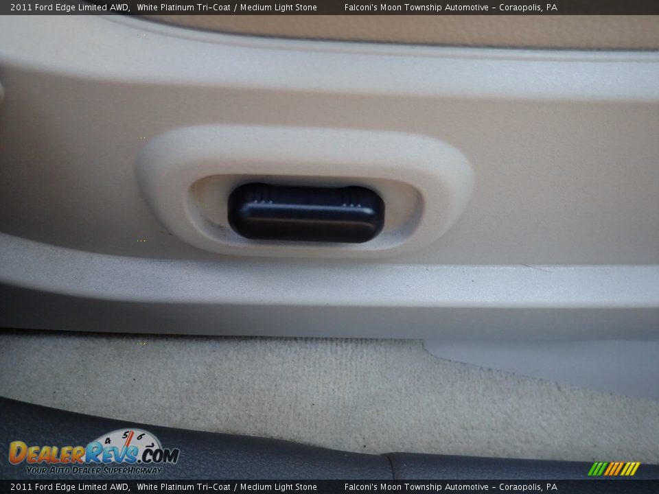 2011 Ford Edge Limited AWD White Platinum Tri-Coat / Medium Light Stone Photo #13