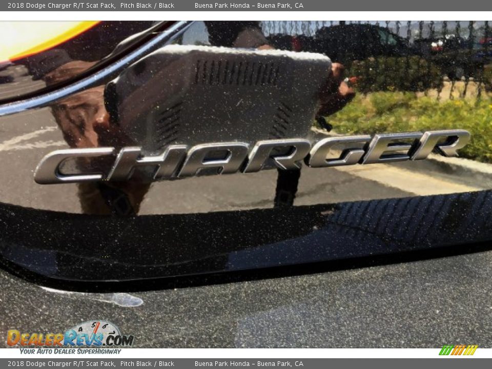 2018 Dodge Charger R/T Scat Pack Pitch Black / Black Photo #26