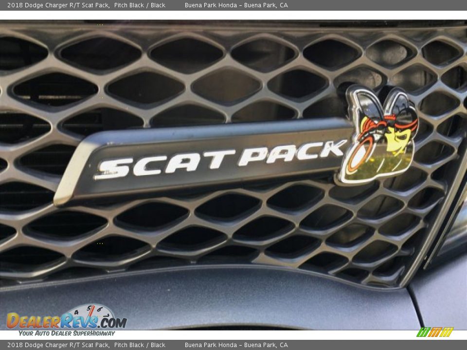 2018 Dodge Charger R/T Scat Pack Pitch Black / Black Photo #32