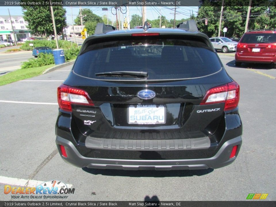 2019 Subaru Outback 2.5i Limited Crystal Black Silica / Slate Black Photo #7