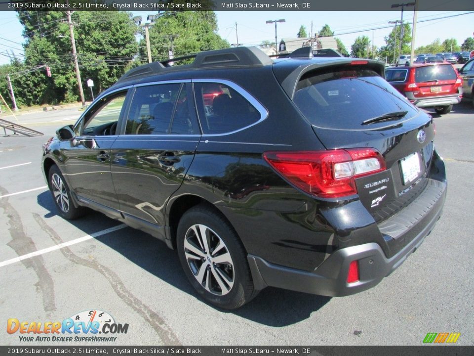 2019 Subaru Outback 2.5i Limited Crystal Black Silica / Slate Black Photo #8