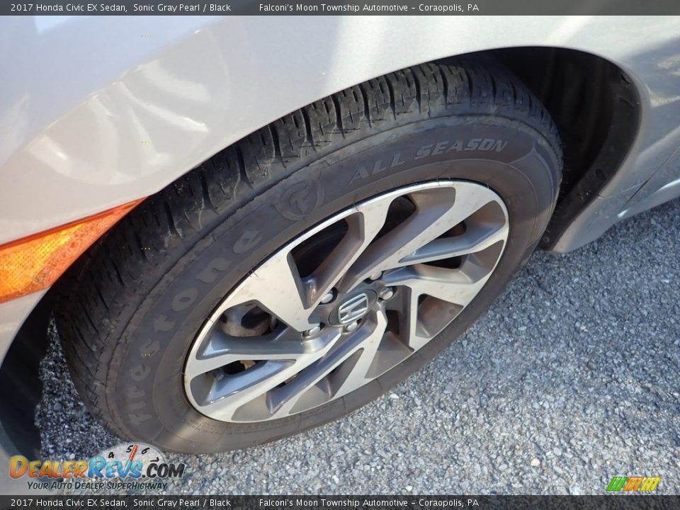 2017 Honda Civic EX Sedan Sonic Gray Pearl / Black Photo #2