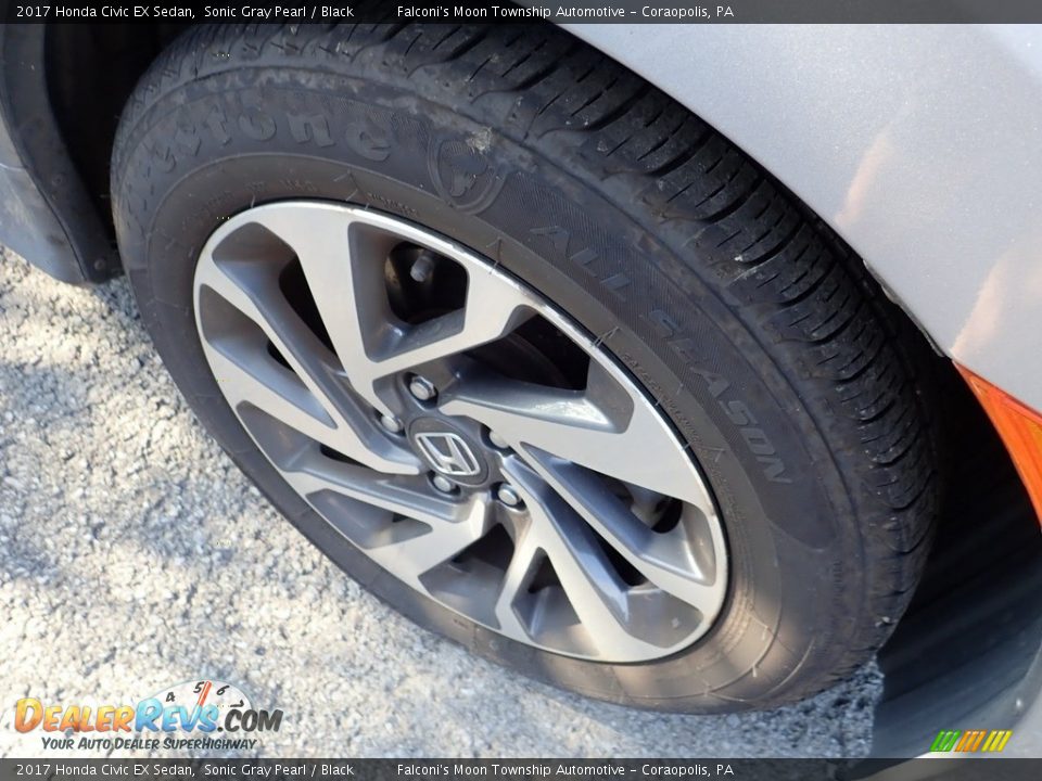 2017 Honda Civic EX Sedan Sonic Gray Pearl / Black Photo #5