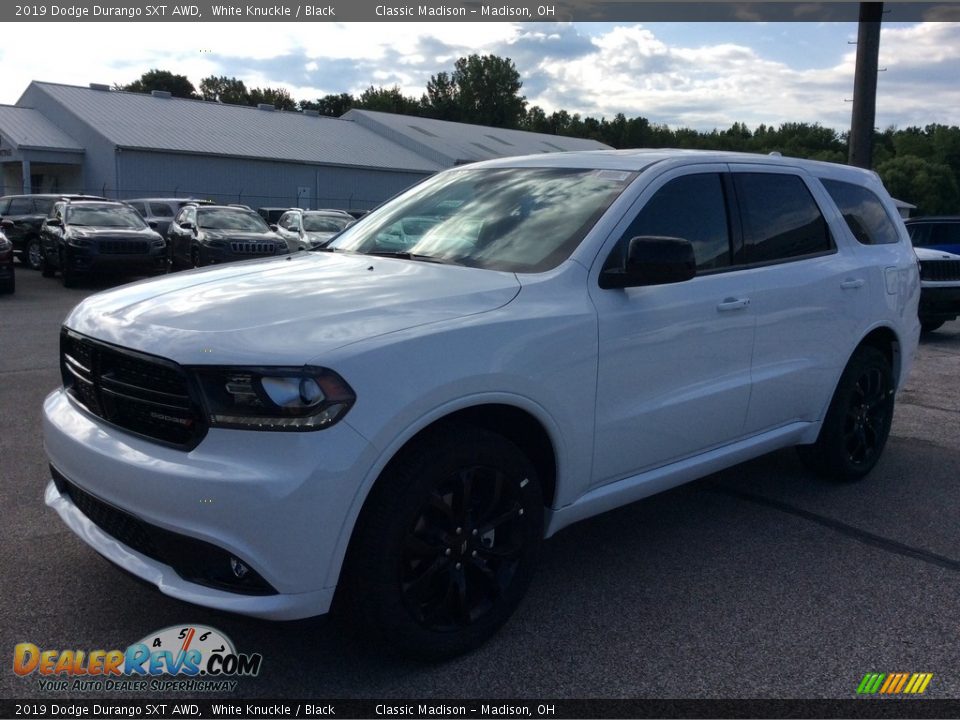 2019 Dodge Durango SXT AWD White Knuckle / Black Photo #5