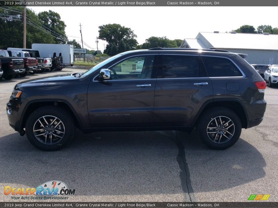 2019 Jeep Grand Cherokee Limited 4x4 Granite Crystal Metallic / Light Frost Beige/Black Photo #6