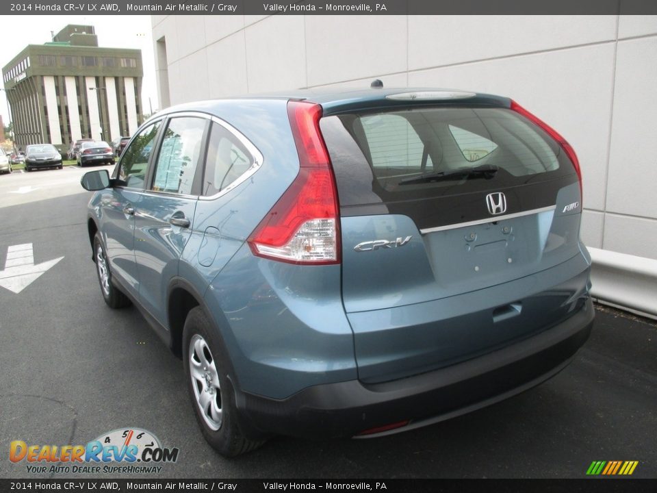 2014 Honda CR-V LX AWD Mountain Air Metallic / Gray Photo #3