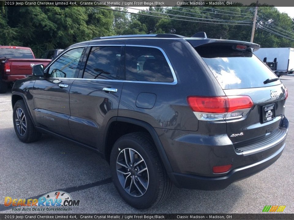 2019 Jeep Grand Cherokee Limited 4x4 Granite Crystal Metallic / Light Frost Beige/Black Photo #7