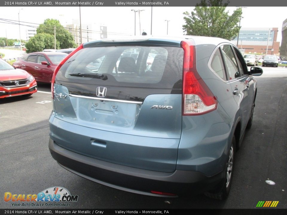 2014 Honda CR-V LX AWD Mountain Air Metallic / Gray Photo #5