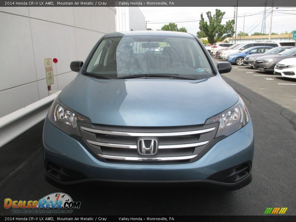 2014 Honda CR-V LX AWD Mountain Air Metallic / Gray Photo #8