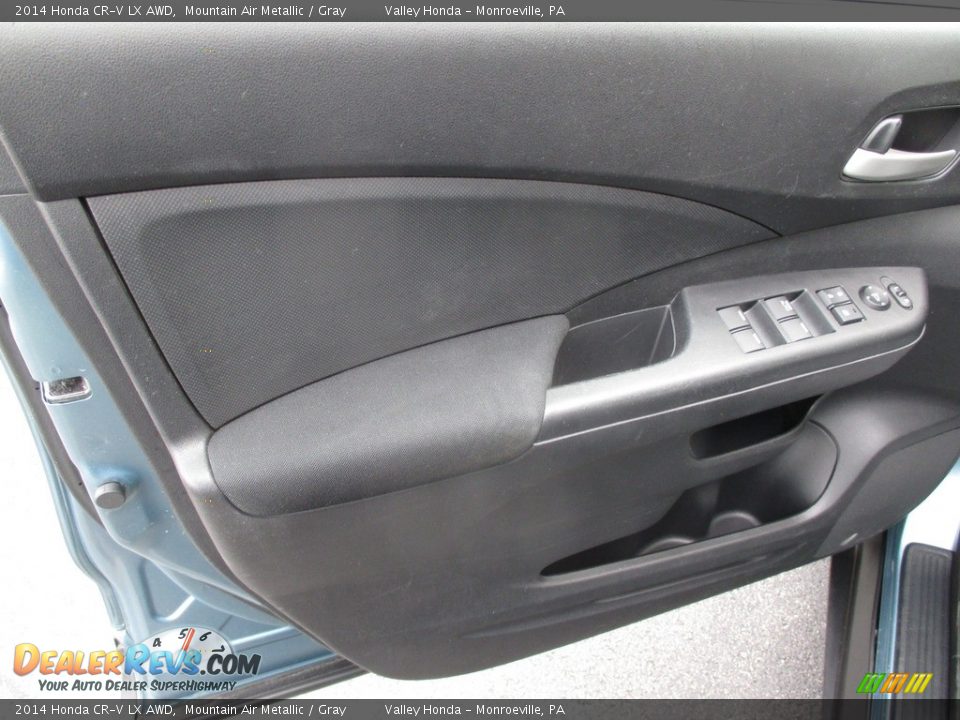 2014 Honda CR-V LX AWD Mountain Air Metallic / Gray Photo #10