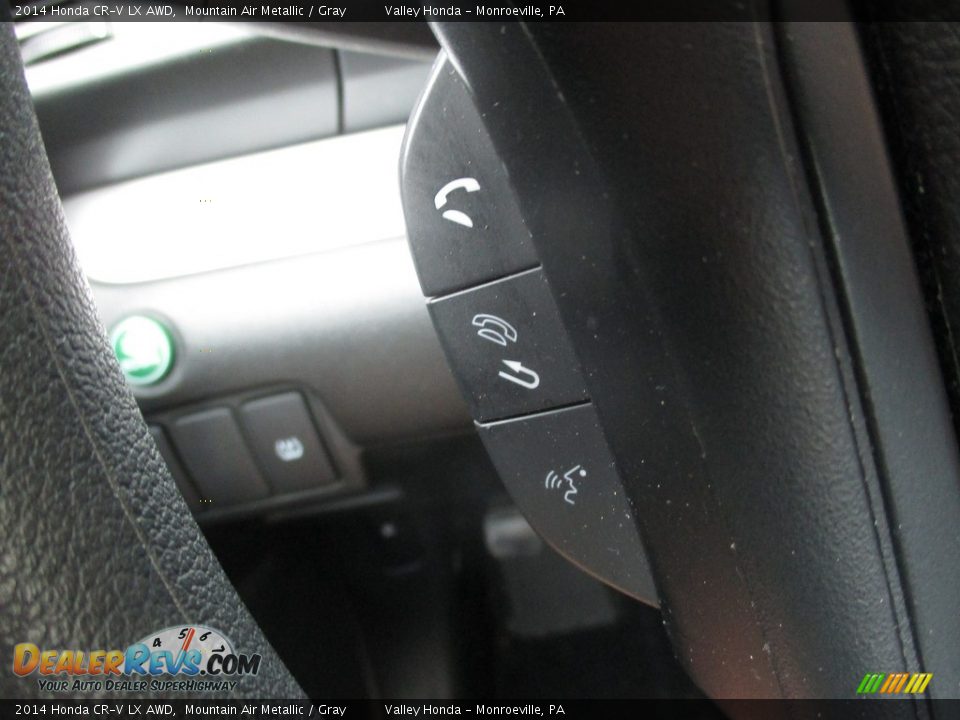 2014 Honda CR-V LX AWD Mountain Air Metallic / Gray Photo #17
