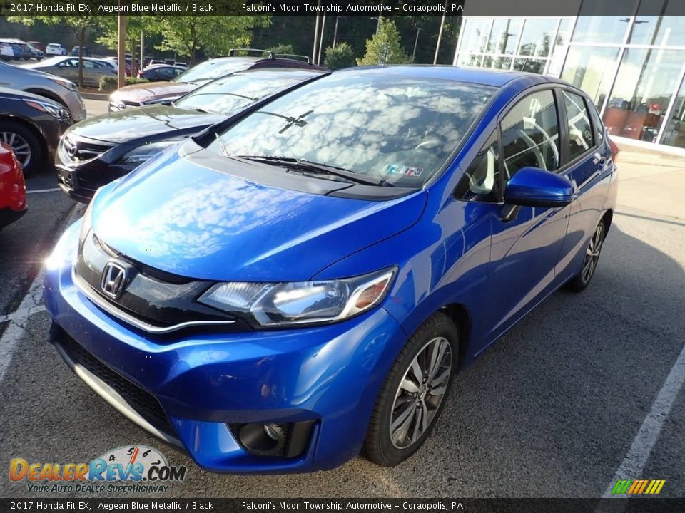 2017 Honda Fit EX Aegean Blue Metallic / Black Photo #1