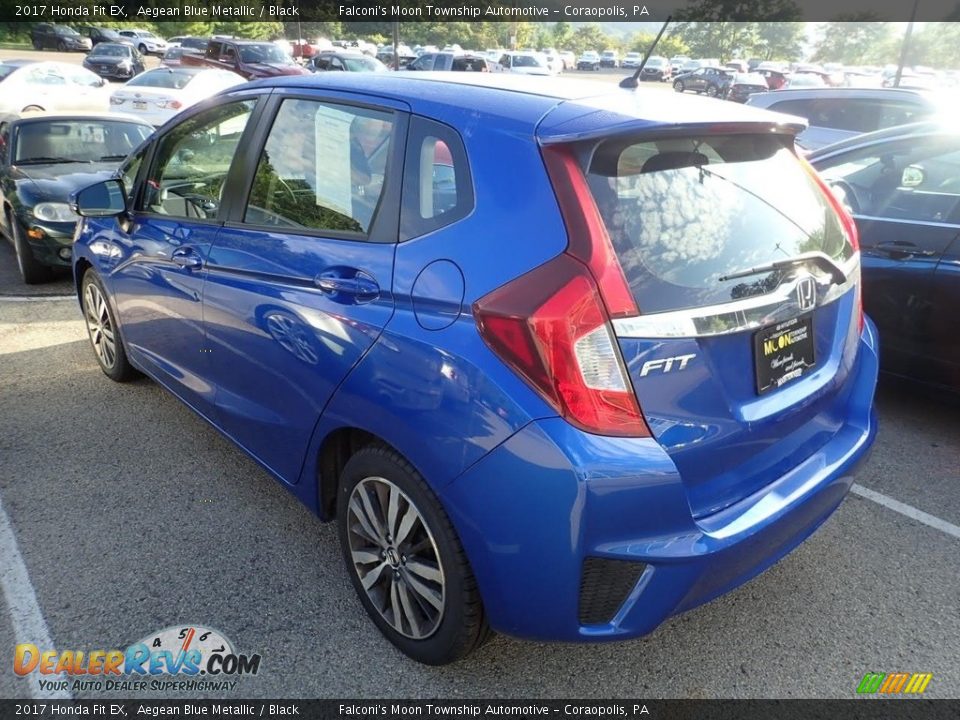 2017 Honda Fit EX Aegean Blue Metallic / Black Photo #2