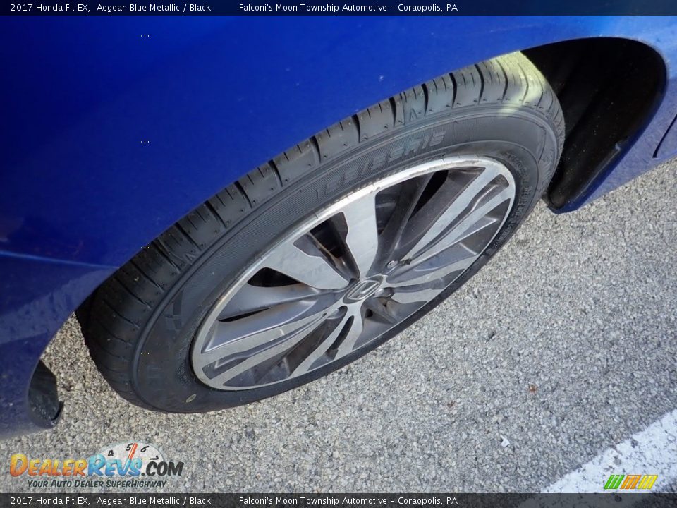 2017 Honda Fit EX Aegean Blue Metallic / Black Photo #5