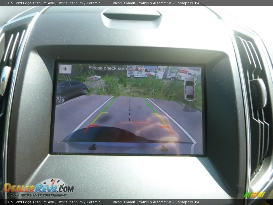 2019 Ford Edge Titanium AWD White Platinum / Ceramic Photo #15