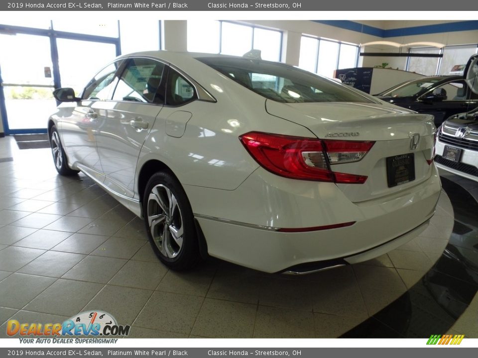 2019 Honda Accord EX-L Sedan Platinum White Pearl / Black Photo #7