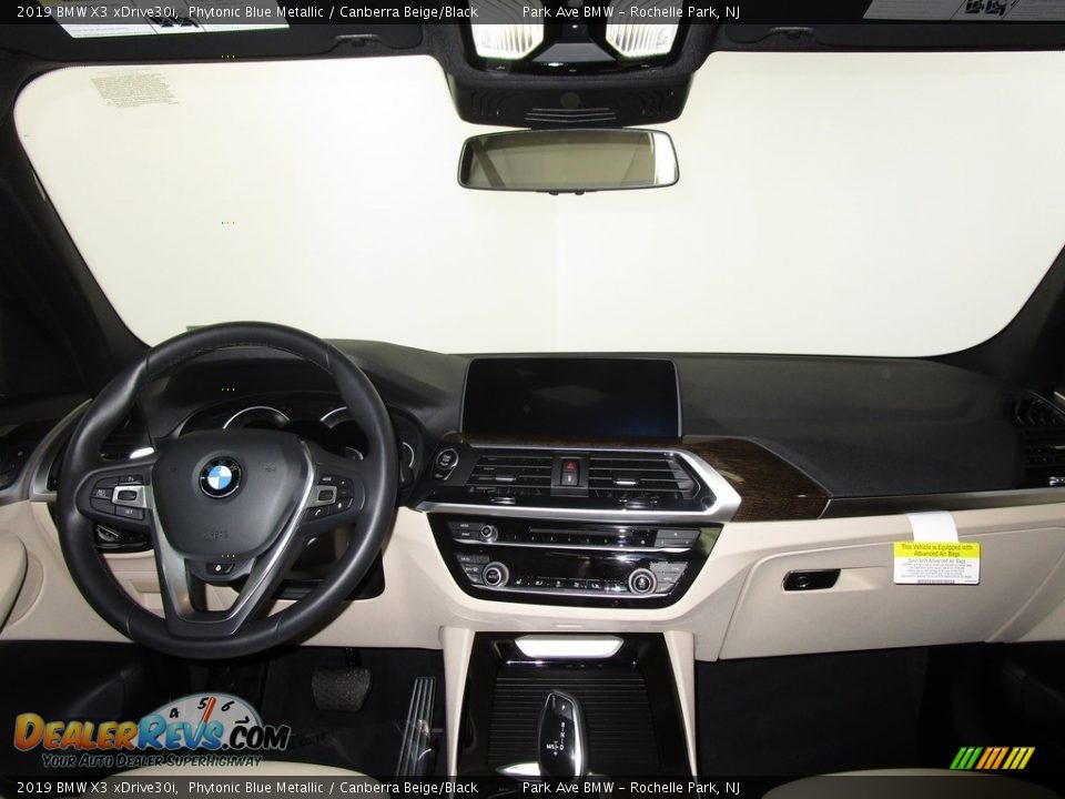 2019 BMW X3 xDrive30i Phytonic Blue Metallic / Canberra Beige/Black Photo #22