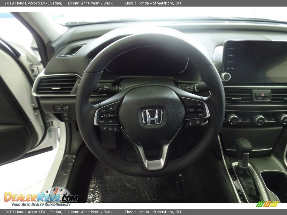 2019 Honda Accord EX-L Sedan Platinum White Pearl / Black Photo #14