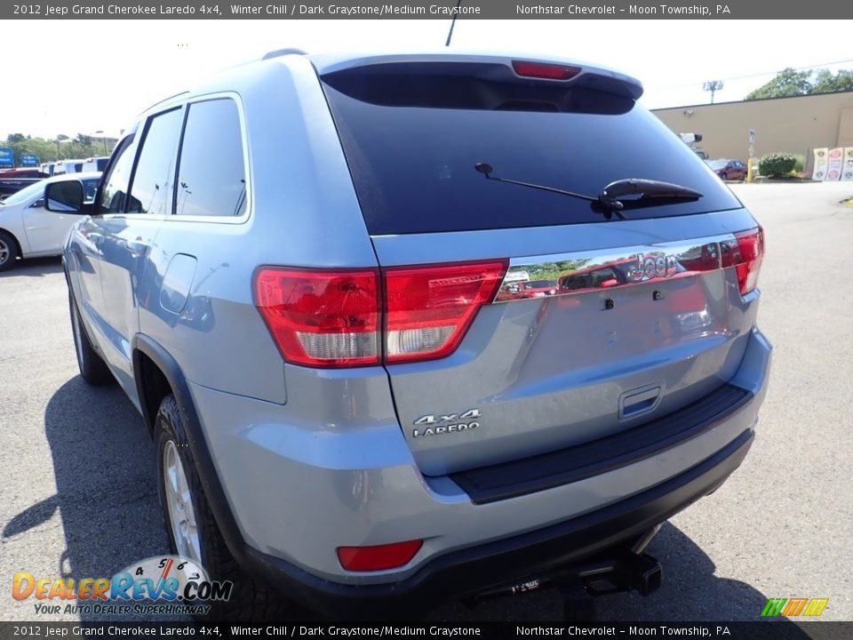 2012 Jeep Grand Cherokee Laredo 4x4 Winter Chill / Dark Graystone/Medium Graystone Photo #2