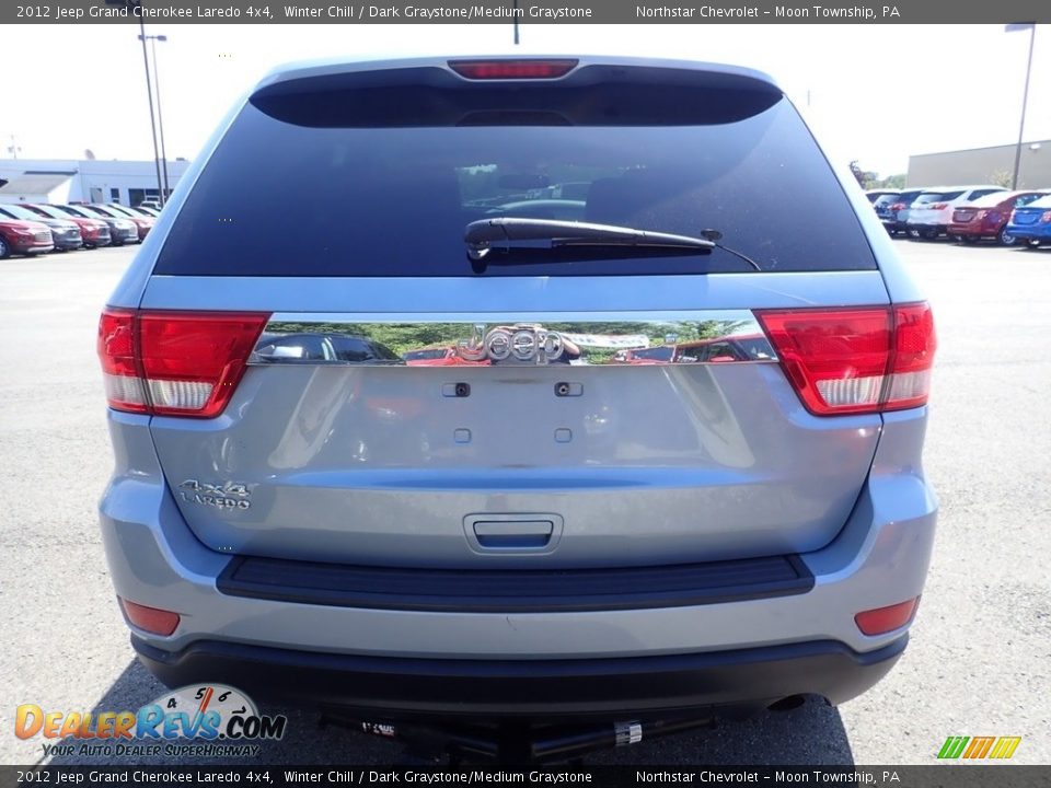 2012 Jeep Grand Cherokee Laredo 4x4 Winter Chill / Dark Graystone/Medium Graystone Photo #3