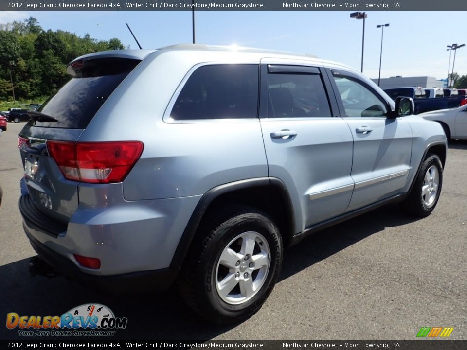 2012 Jeep Grand Cherokee Laredo 4x4 Winter Chill / Dark Graystone/Medium Graystone Photo #4