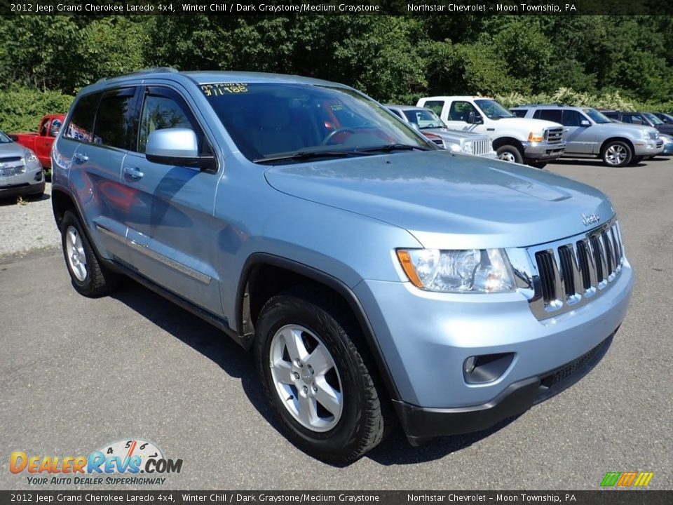 2012 Jeep Grand Cherokee Laredo 4x4 Winter Chill / Dark Graystone/Medium Graystone Photo #5