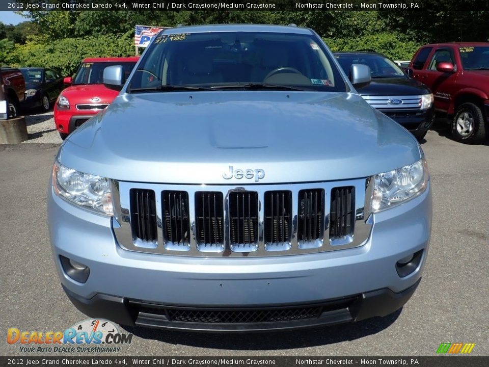 2012 Jeep Grand Cherokee Laredo 4x4 Winter Chill / Dark Graystone/Medium Graystone Photo #6