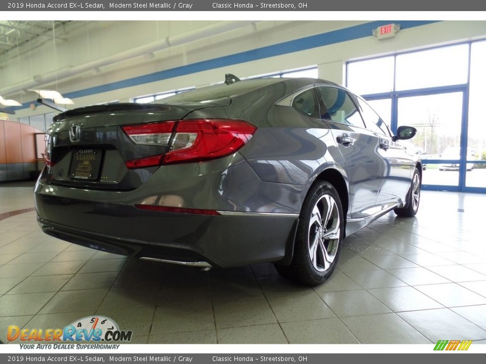 2019 Honda Accord EX-L Sedan Modern Steel Metallic / Gray Photo #5