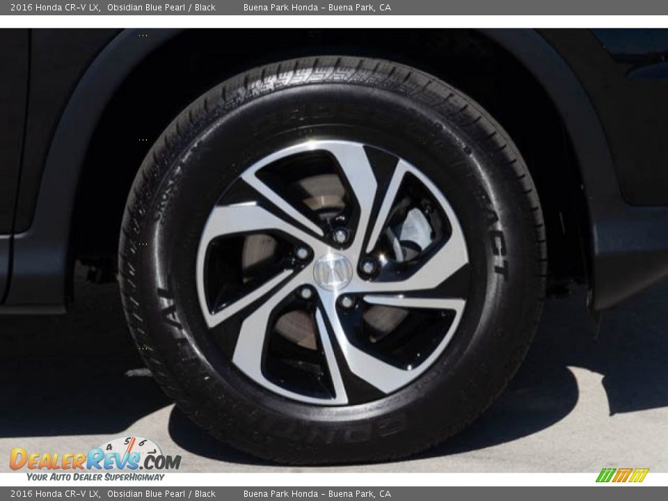 2016 Honda CR-V LX Obsidian Blue Pearl / Black Photo #31