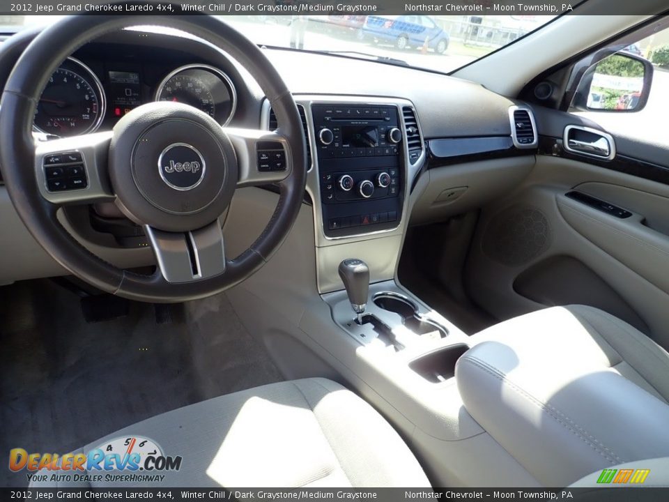 2012 Jeep Grand Cherokee Laredo 4x4 Winter Chill / Dark Graystone/Medium Graystone Photo #10