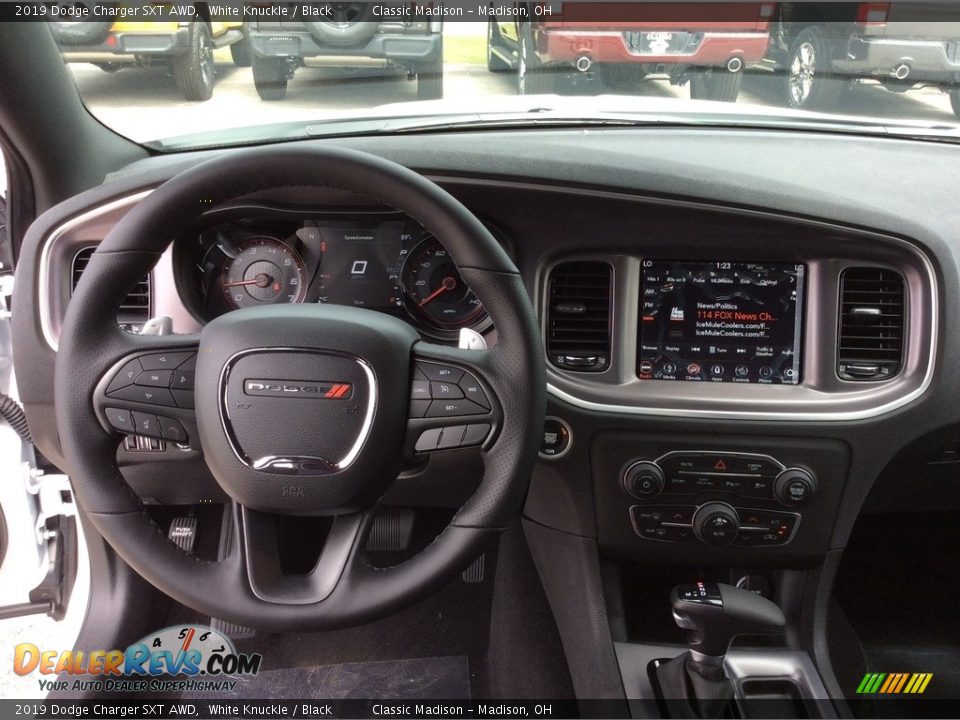 2019 Dodge Charger SXT AWD White Knuckle / Black Photo #2