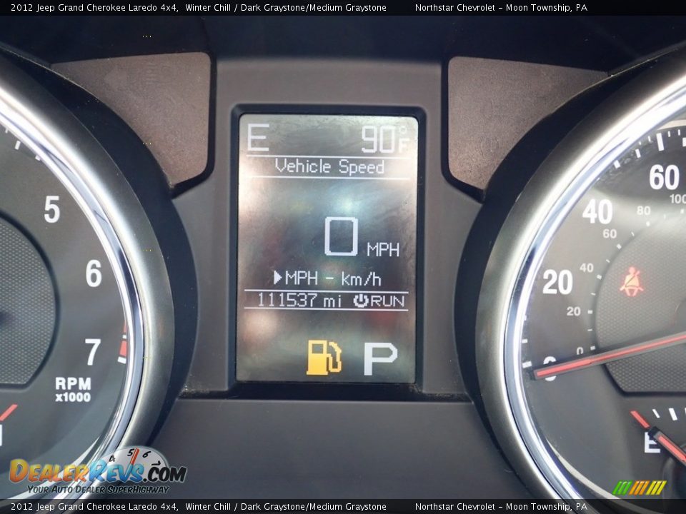 2012 Jeep Grand Cherokee Laredo 4x4 Winter Chill / Dark Graystone/Medium Graystone Photo #15