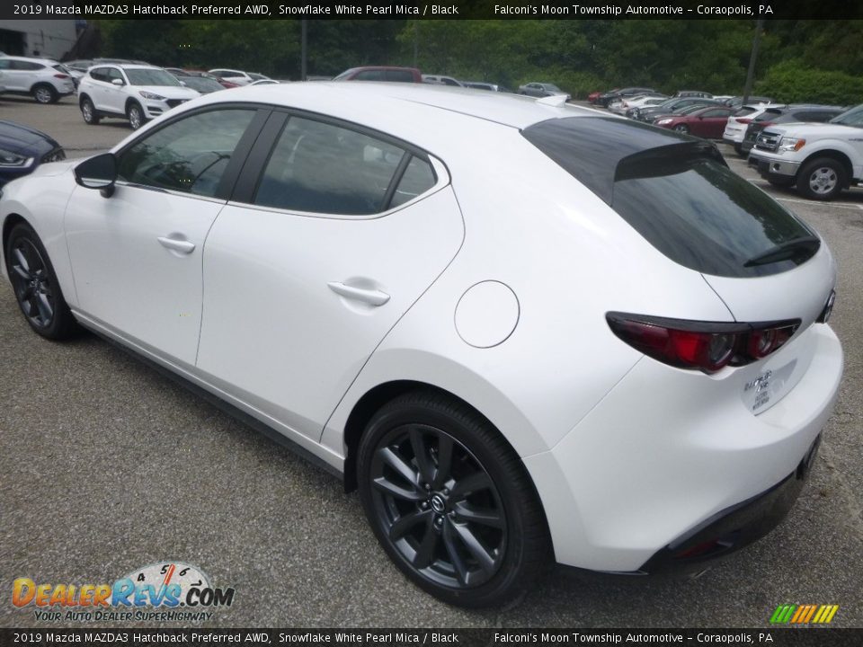 2019 Mazda MAZDA3 Hatchback Preferred AWD Snowflake White Pearl Mica / Black Photo #6