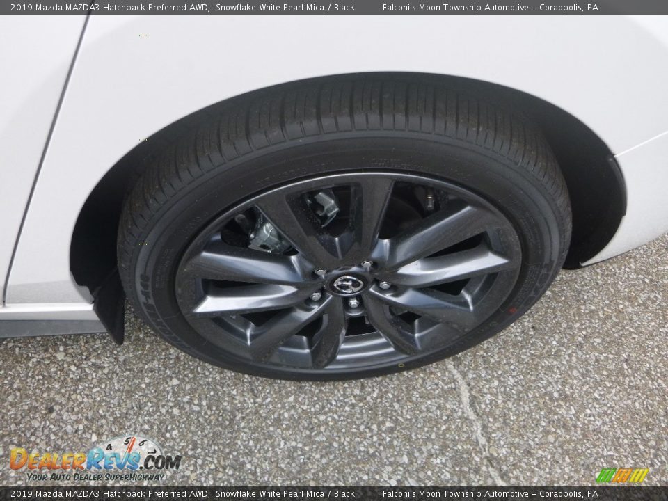 2019 Mazda MAZDA3 Hatchback Preferred AWD Snowflake White Pearl Mica / Black Photo #7